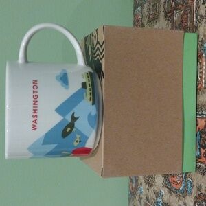 NEW Starbucks 2017 Washington 14oz Ceramic Mug